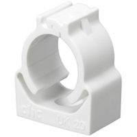 Show details for  Mita Conduit Fixing Clip, 20mm, White