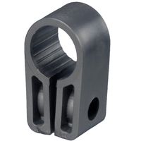 Show details for  Schneider 10.2mm Heavy Duty Single Hole Black Cable Cleat - [Pack of 50]