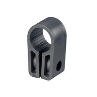 Show details for  Schneider 25.4mm Heavy Duty Single Hole Black Cable Cleat  - [Pack of 50]