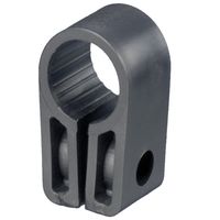 Show details for  Schneider 25.4mm Heavy Duty Single Hole Black Cable Cleat - [Pack of 50]