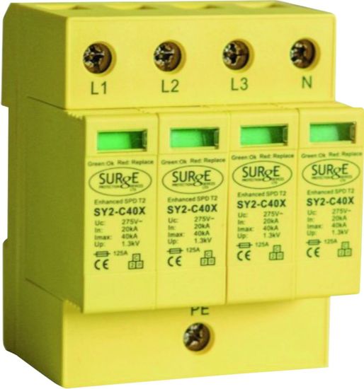 Surge Protector, Type T2 & T3, 275V, 3 Phase