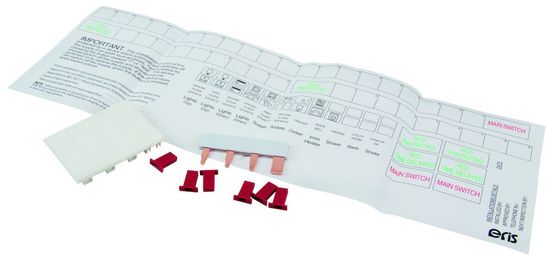 consumer unit label blanking strip kit