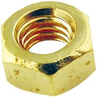Show details for  Hexagon Nut, M10 x 17mm, 8mm, Brass [Pack of 100]