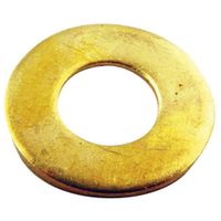 Show details for  Form A Washer, M10, 18mm x 1.8mm, Brass [Pack of 100]