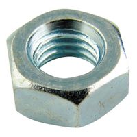Show details for  Hexagon Nut, M5, 4mm, Steel, Bright Zinc Plated [Pack of 100]