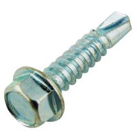 Show details for  Hexagon Head Self Drilling Screw, 5.5mm x 38mm, Bright Zinc Plated [Pack of 200]