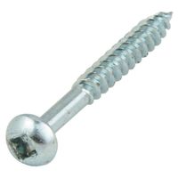 Show details for  Roundhead Square-Lok Twinthread Woodscrew, 8 x 1", Steel, Bright Zinc Plated [Pack of 200]