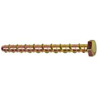 Show details for  Hexagon Head Concrete Screw, 10mm x 60mm, Bright Zinc Plated [Pack of 50]