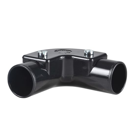 20mm Inspection Elbow Black