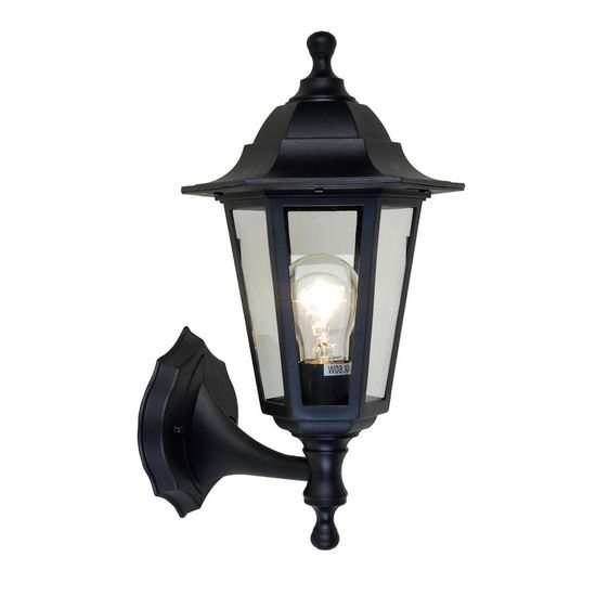 Coastal Wall Light, E27 (Lamp Not Included), Black