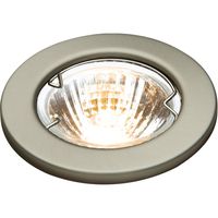 Show details for  50W Low Voltage Downlight with Bridge, MR16, 12V, IP20, Brushed Chrome