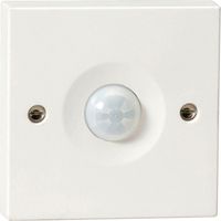 Show details for  Wall Mounted PIR Sensor, 120°, IP20, White