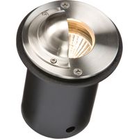 Show details for  GU10 Round Walkover Ground Light with Half-Lip Cover, 230V, IP65, Stainless Steel