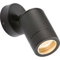 Show details for  35W Single Adjustable Wall Light, GU10, IP65, Black