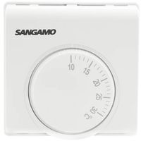 Show details for  Mechanical Room Thermostat, 10°C to 30°C, White, Choice Range