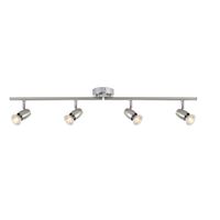 Show details for  Palermo 4 Light Bar Spotlight, 50W, Brushed Chrome