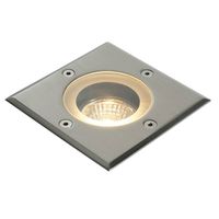 Show details for  Pillar Square Ground Light, 50W, IP65, Polished Stainless Steel