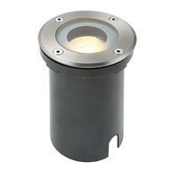 Show details for  Pillar Round Ground Light, 50W, IP65, Polished Stainless Steel