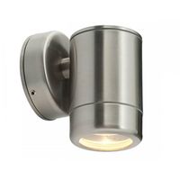 Show details for  IP65 7W Odyssey Brushed Stainless Steel Single Wall Light