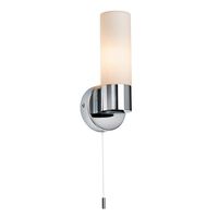 Show details for  Pure Single Wall Light, 40W, IP44, Chrome