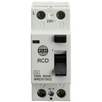 Show details for 100A RCCB, 2 Pole, Type A, 230V, 30mA