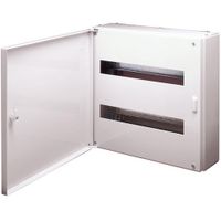 Show details for Rowboard DIN Rail Surface Enclosure, 36 (18+18) Way, Grey, Steel, IP3X