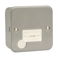 Show details for  Click Essentials 13A Unswitched Fused Spur Metal Clad         