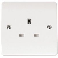 Show details for  13A Unswitched Socket, 1 Gang, White, Mode Range