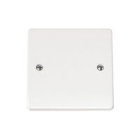 Show details for  Scolmore 1 Gang White Blanking Plate CMA060