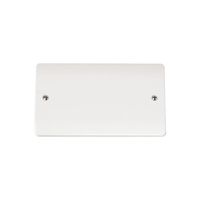 Show details for  Scolmore 2 Gang White Blanking Plate CMA061
