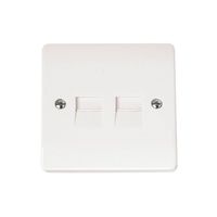 Show details for  Click Mode 1 Gang Secondary Telephone Socket White         
