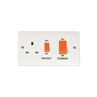 Show details for  CMA205 CCU 13A Socket+Neon45A Whi