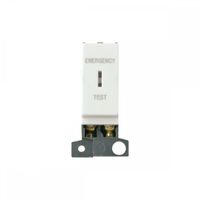 Show details for 10AX DP Keyswitch Module 'Emergency Test' - Click® White