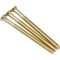 Show details for  Slotted Domed Long Screws, M3.5 x 50mm, Brass, Essentials Range [Pack of 100]