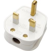 Show details for  13A Plug, White, Essentials Range