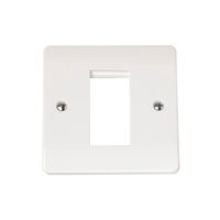 Show details for  Click Mode 1 Gang 1 Euro Module Front Plate        