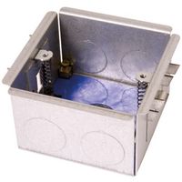 Show details for  47mm Deep FlameGuard Dry Lining Box, 1 Gang, Galvanised Steel, Essentials Range
