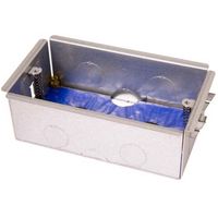 Show details for  FlameGuard Dry Lining Box, 2 Gang, 47mm, Galvanised Steel, Essentials Range