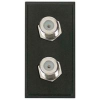 Show details for Click New Media Double Satellite Euro Module Black