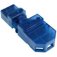 Show details for  Click 230V 20A 3 Pin Flow Connector Blue