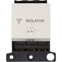 Show details for  10A 3 Pole Grid Fan Isolation Switch, White, GridPro Range