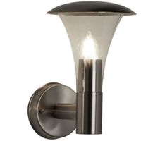 Show details for  60W Outdoor Wall Light, E27, Stainless Steel, IP44, Strand Range (Lamp Not Included)