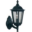Show details for  60W Outdoor Uplight Wall Lantern, E27, Black, IP44, Alex Range (Lamp Not Included)