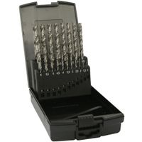 Show details for HSS Ground Twist Drill Set, 19 Piece