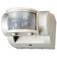Show details for  PIR Light Controller, 180°, 12m, 2000W, IP44, White