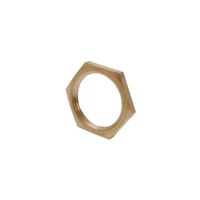 Show details for Plain Brass Locknut, M50
