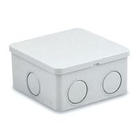 Show details for  Knockout Junction Box, 80mm x 80mm x 40mm, IP44, Grey