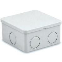 Show details for Knockout Junction Box, 80mm x 80mm x 40mm, IP44, Grey