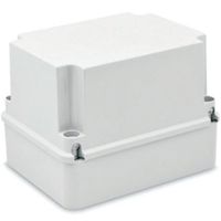 Show details for Deep Blank Side Junction Box, 190mm x 145mm x 140mm, IP67, Grey
