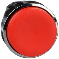 Show details for 22mm Spring Return Projecting Pushbutton Head, Red, Metal, Harmony XB4 Range